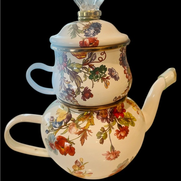 MacKenzie-Childs Flower Market High Tea Set - Picture 4 of 8